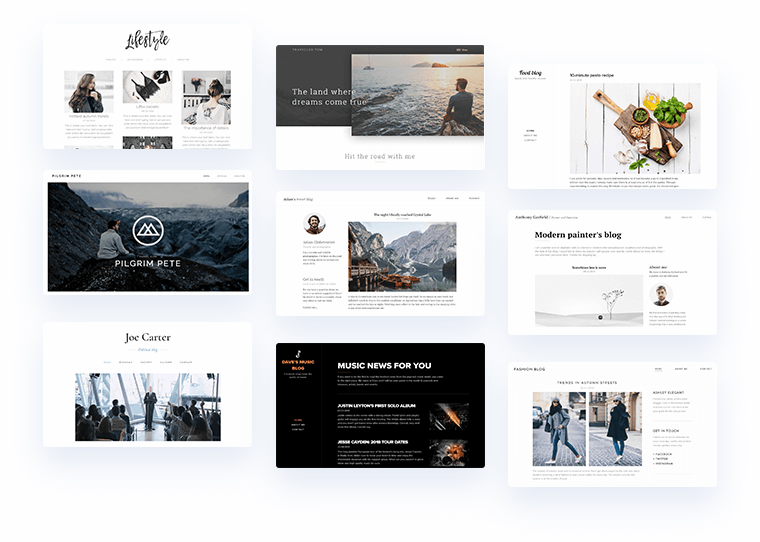 Blog design and layout